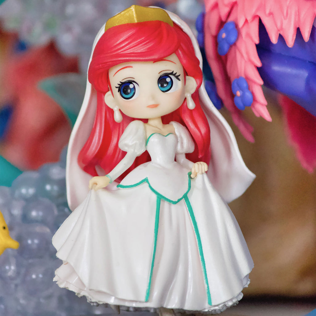 Product image Ariel - The Little Mermaid in white dress Q Posket figure 7 cm Version E