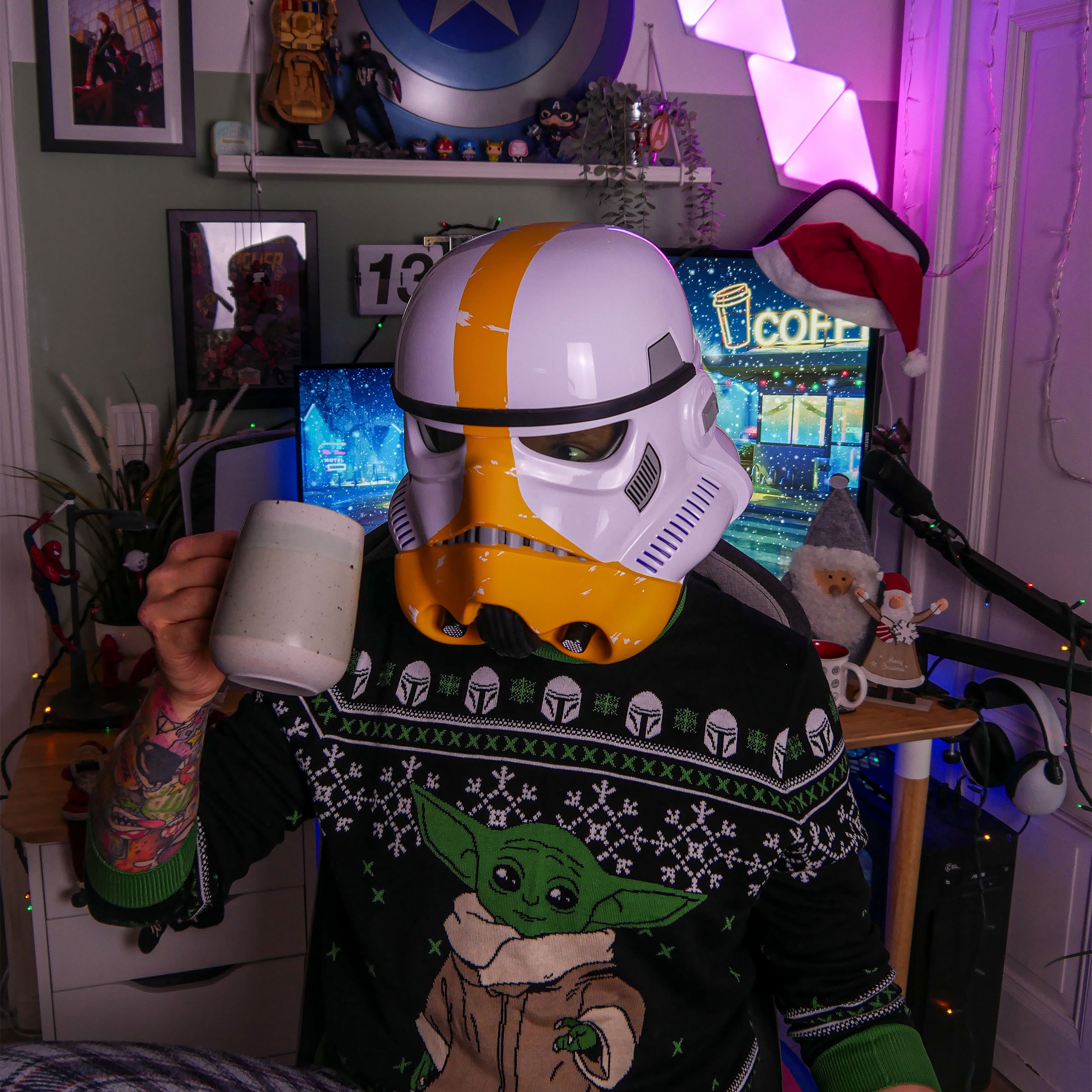 Immagine del prodotto Star Wars - Replica del casco da Stormtrooper d'Artiglieria con modulatore vocale