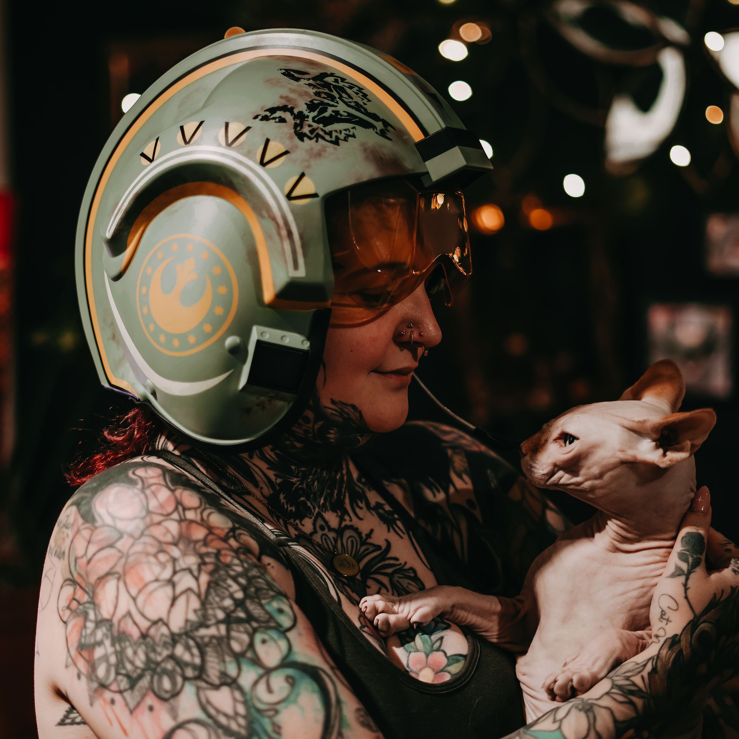 Immagine del prodotto Star Wars - Replica del casco Trapper Wolf con effetti di luce e suono