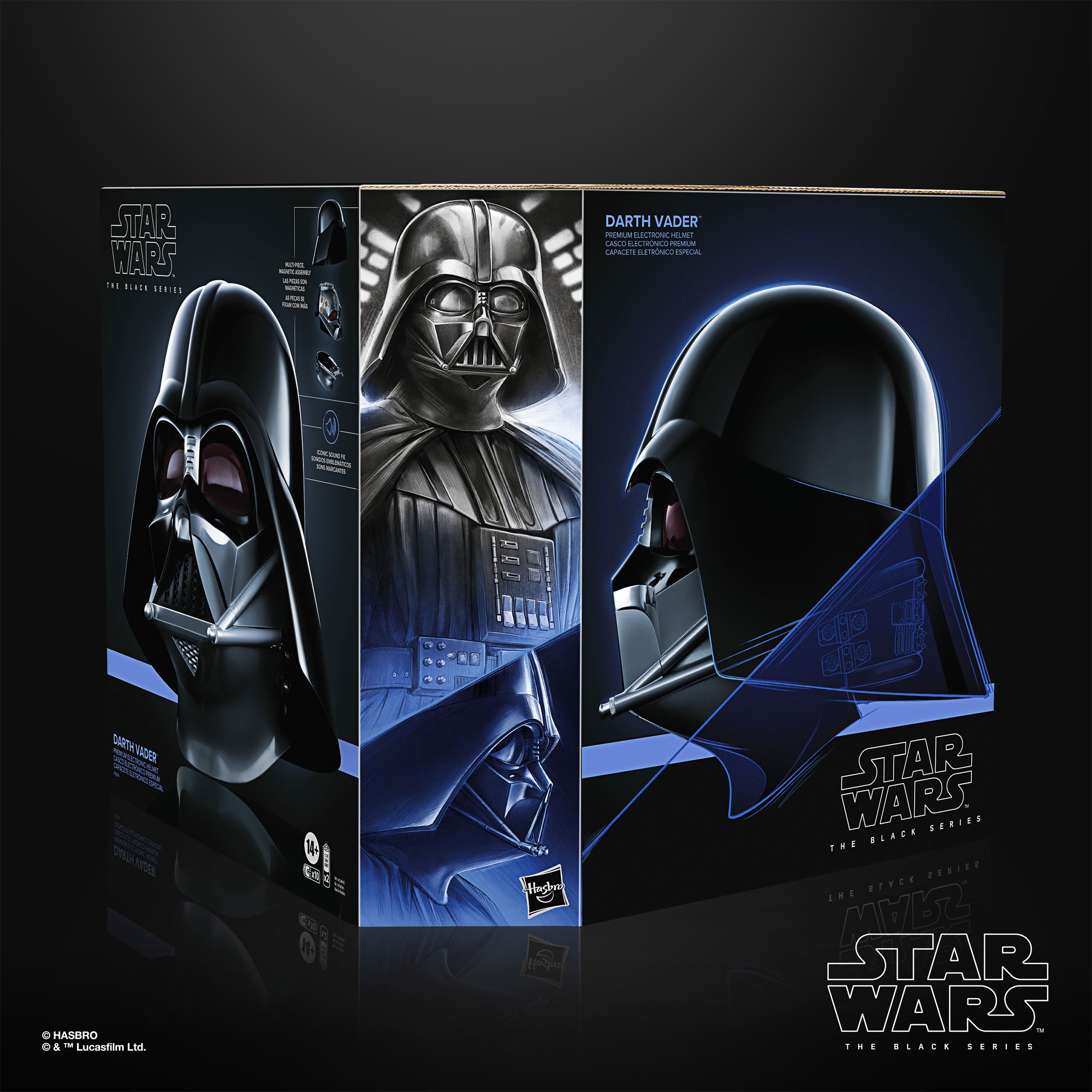 Immagine del prodotto Replica del casco di Darth Vader con effetti sonori - Star Wars
