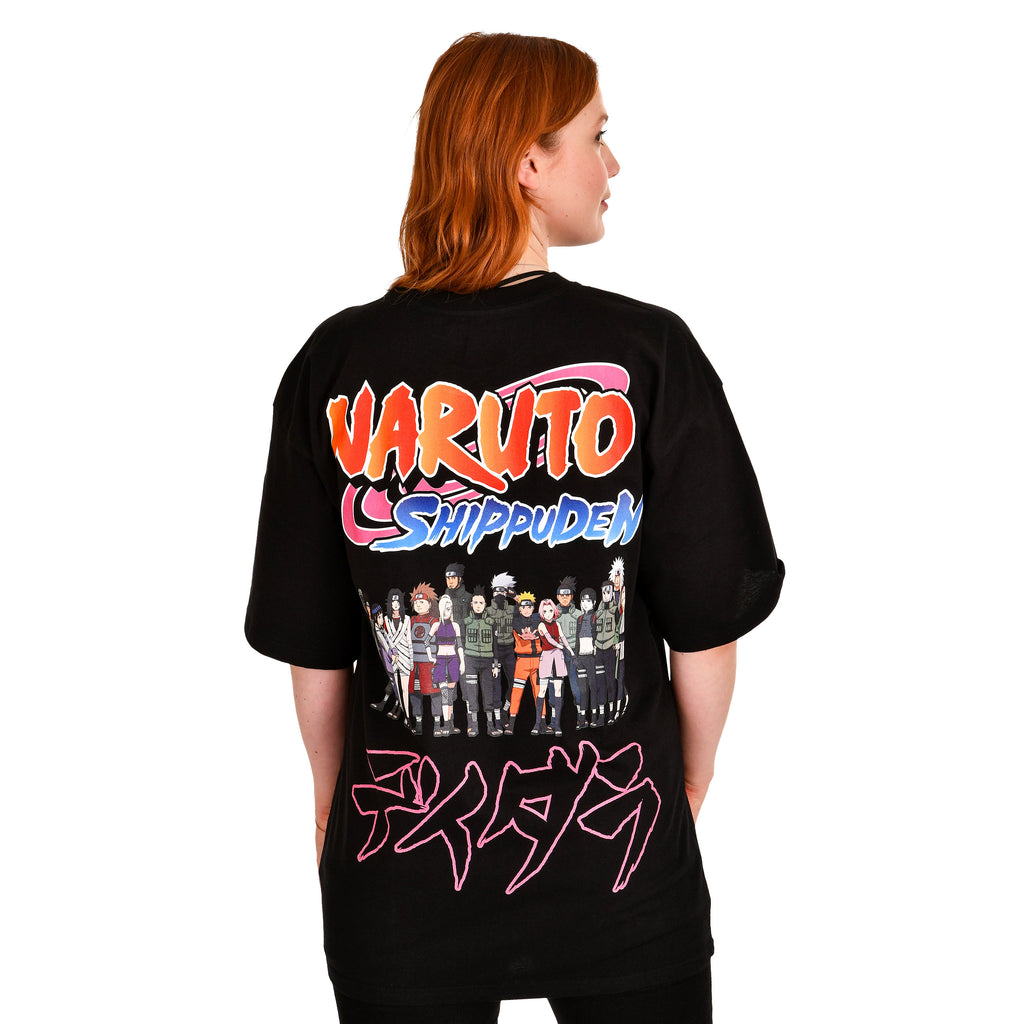 Immagine del prodotto Naruto Shippuden - T-shirt Oversize Gruppo nero
