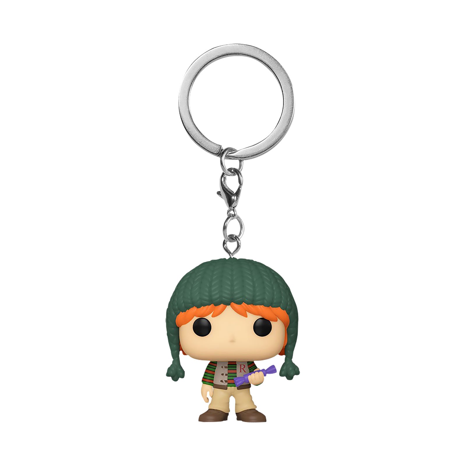 Immagine del prodotto Portachiavi Funko Pop di Ron Holiday - Harry Potter