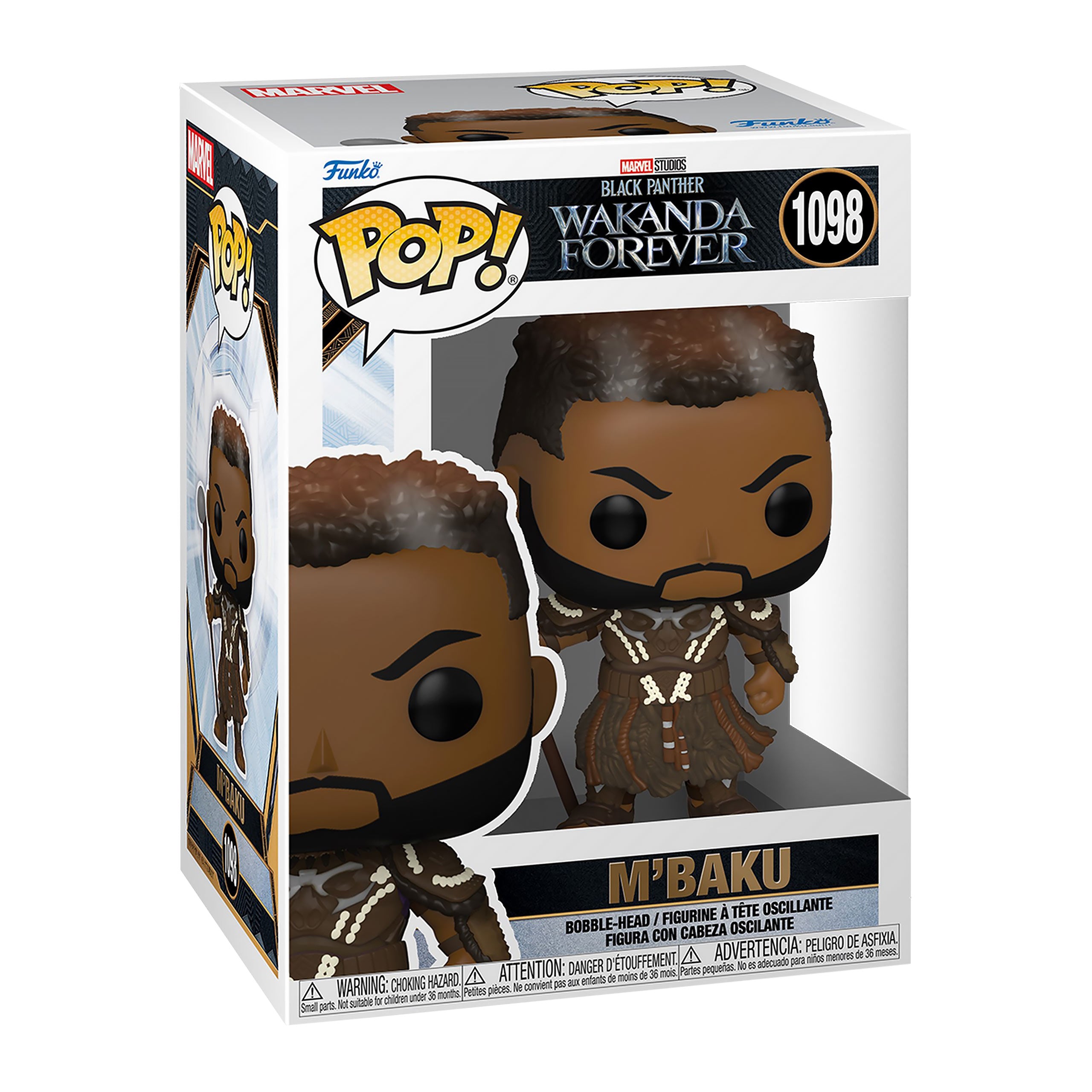 Immagine del prodotto Black Panther - Figura Funko Pop a testa oscillante di M'Baku