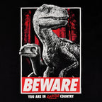 Immagine del prodotto Jurassic Park - Attenzione Raptor Country T-shirt nera