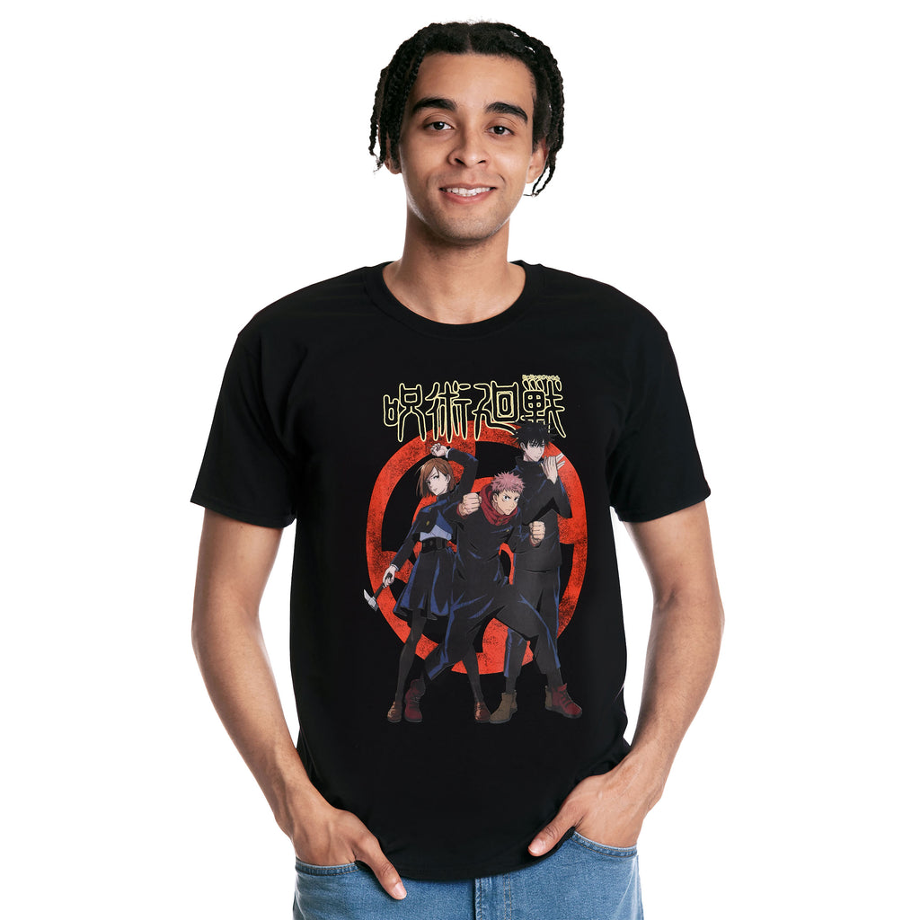 Immagine del prodotto Jujutsu Kaisen - Yuji, Megumi, Nobara T-shirt nera