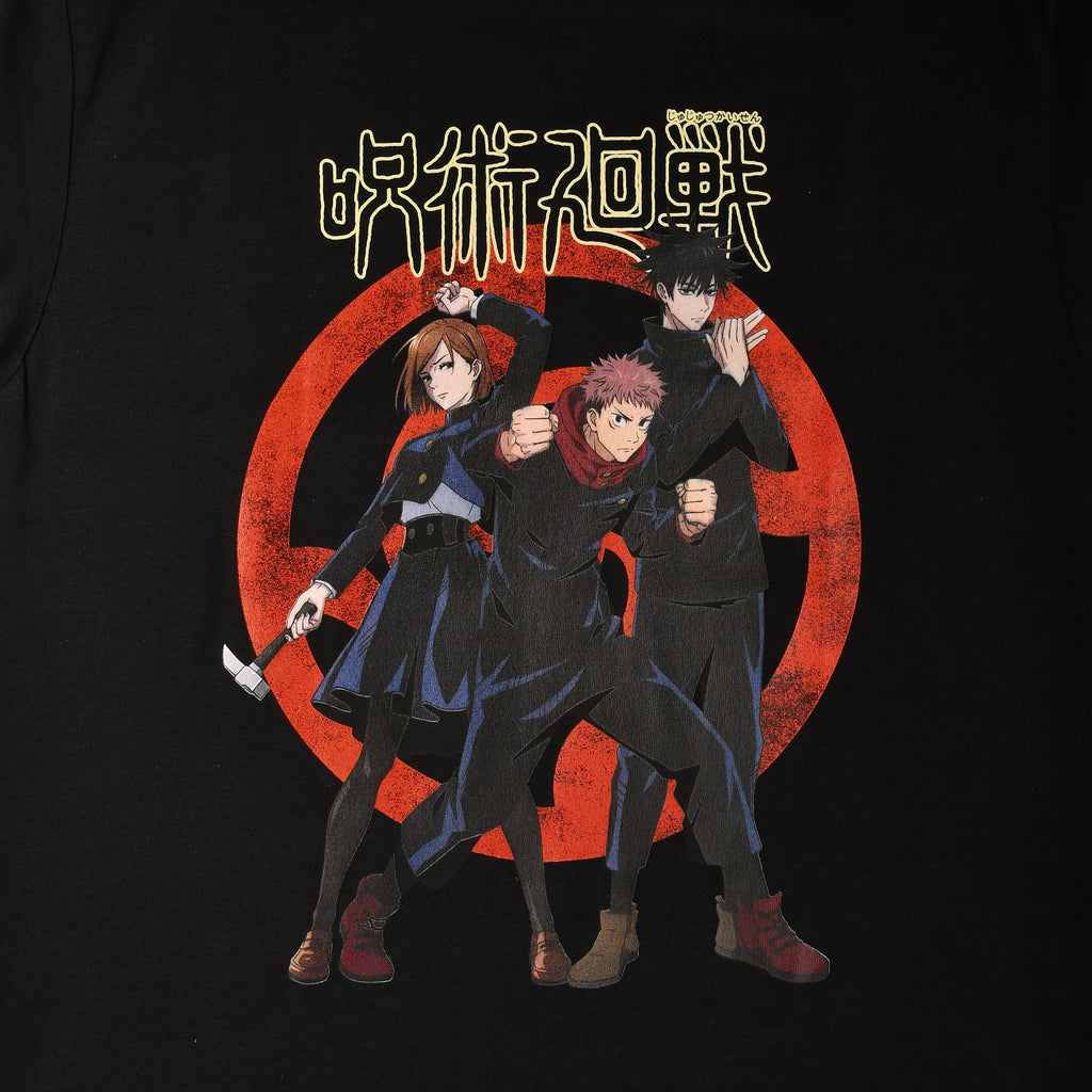 Immagine del prodotto Jujutsu Kaisen - Yuji, Megumi, Nobara T-shirt nera