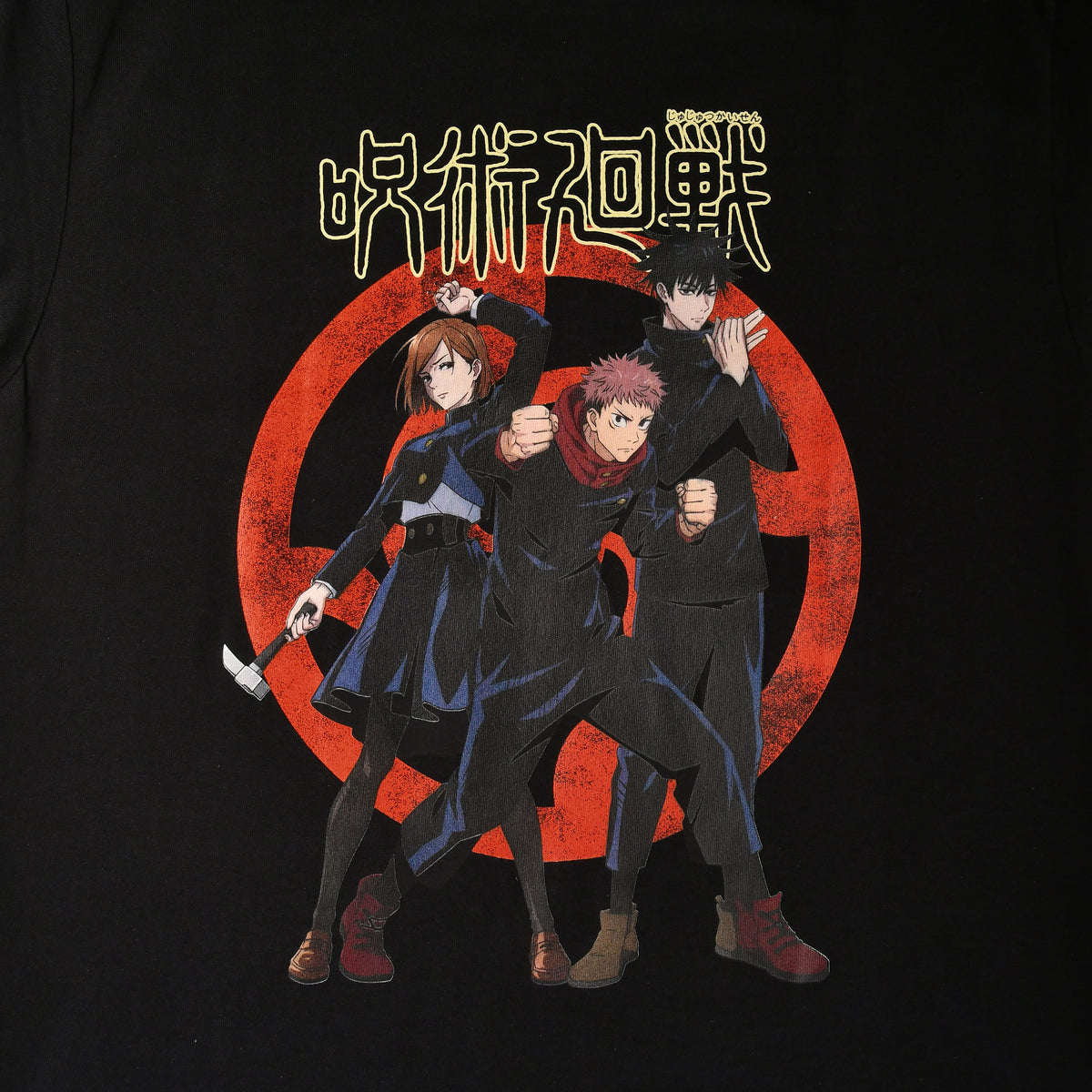Immagine del prodotto Jujutsu Kaisen - Yuji, Megumi, Nobara T-shirt nera