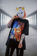 Immagine del prodotto Demon Slayer - Maglietta nera Rengoku vs. Akaza
