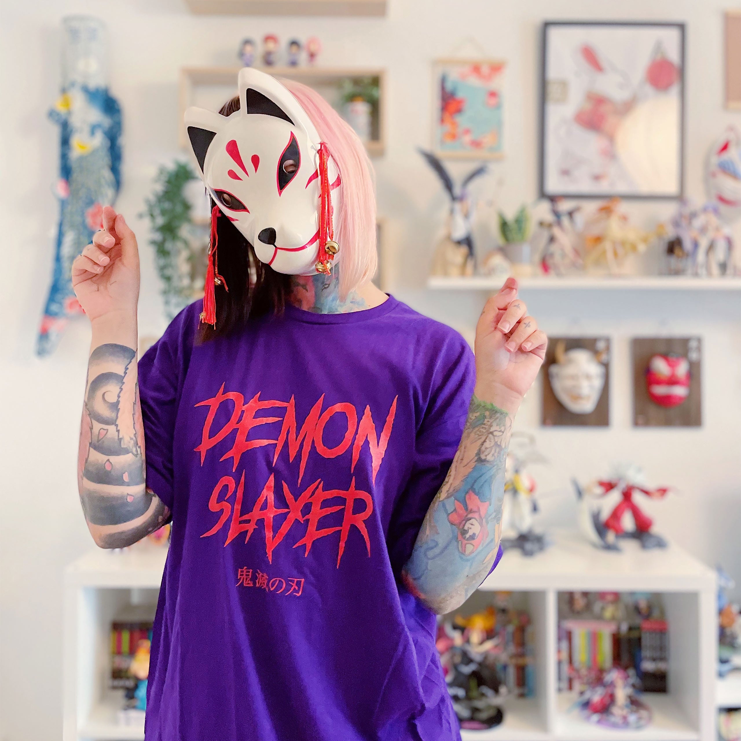 Immagine del prodotto Demon Slayer - T-shirt Enmu viola