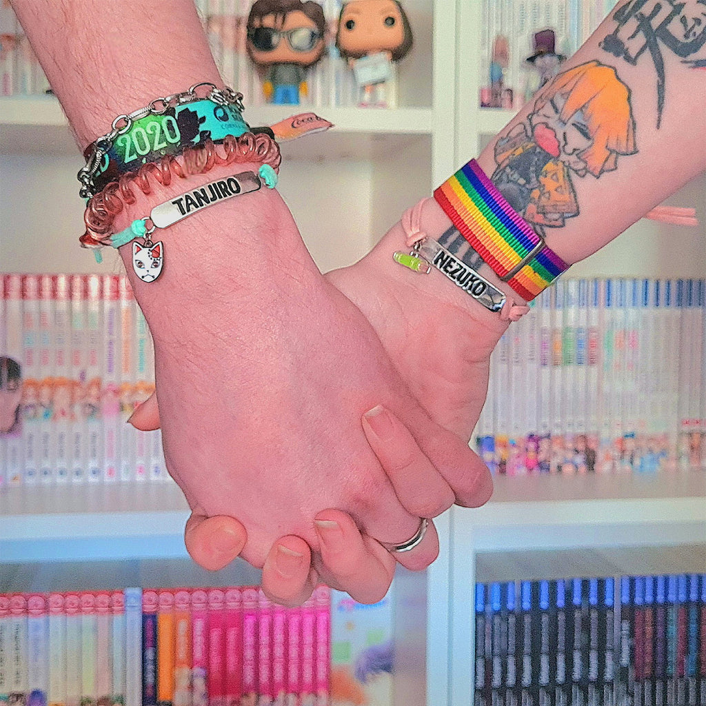 Immagine del prodotto Demon Slayer - Set di 2 braccialetti Nezuko e Tanjiro