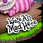 Immagine del prodotto Figura Diorama Tutti Matti Qui del Gatto del Cheshire - Alice nel Paese delle Meraviglie