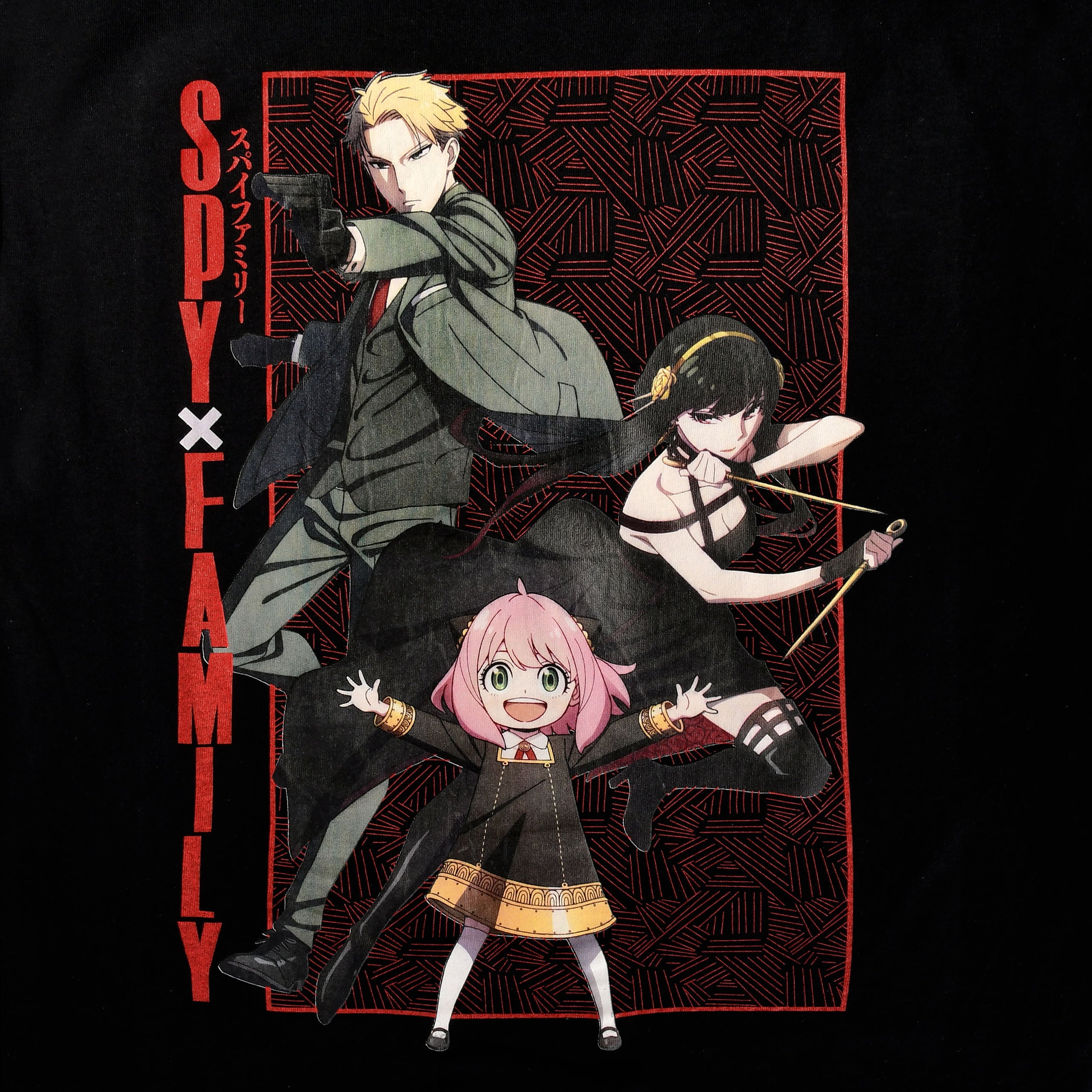 Immagine del prodotto Spy x Family - T-shirt con poster di gruppo nero