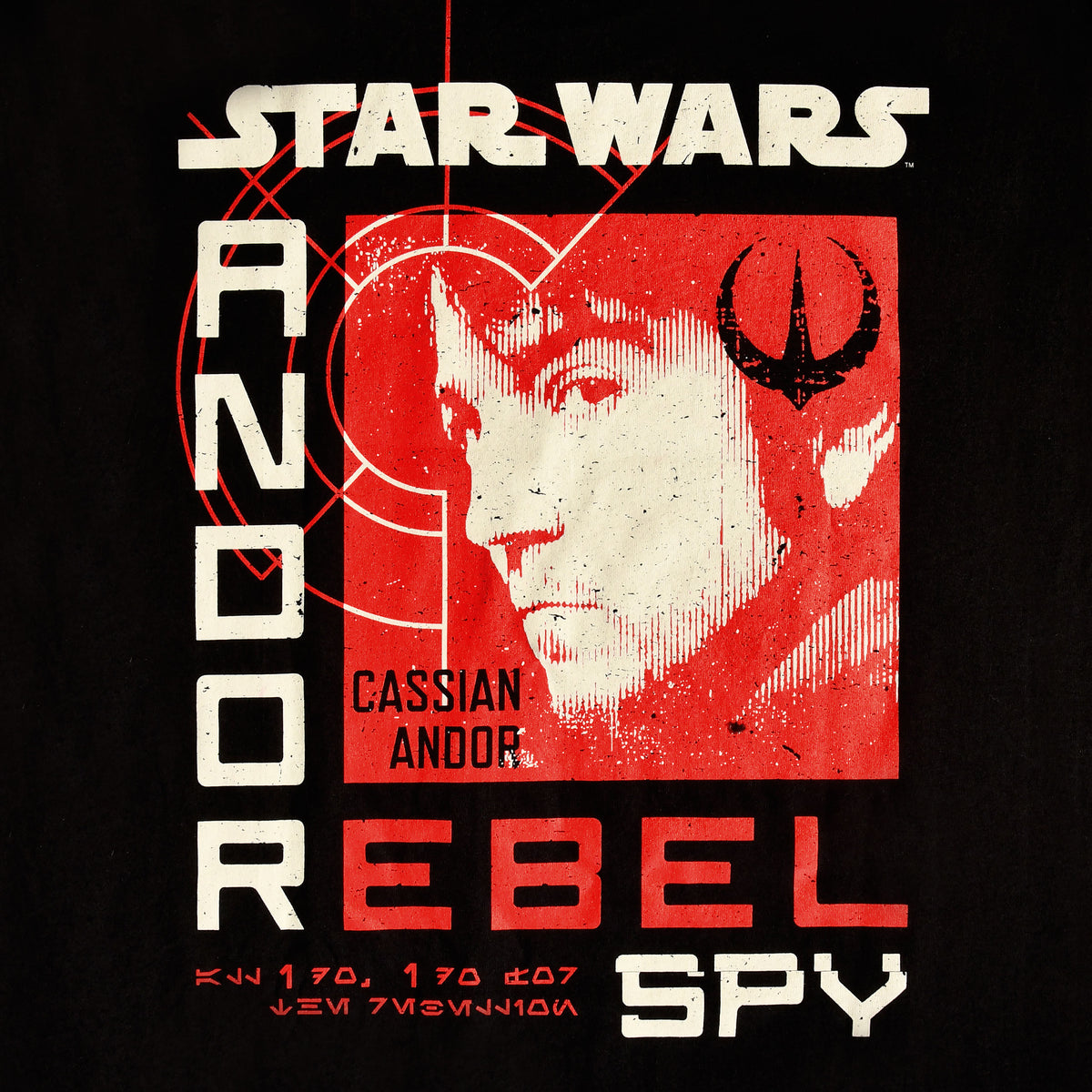 Immagine del prodotto Star Wars - T-shirt nera Andor Rebel Spy