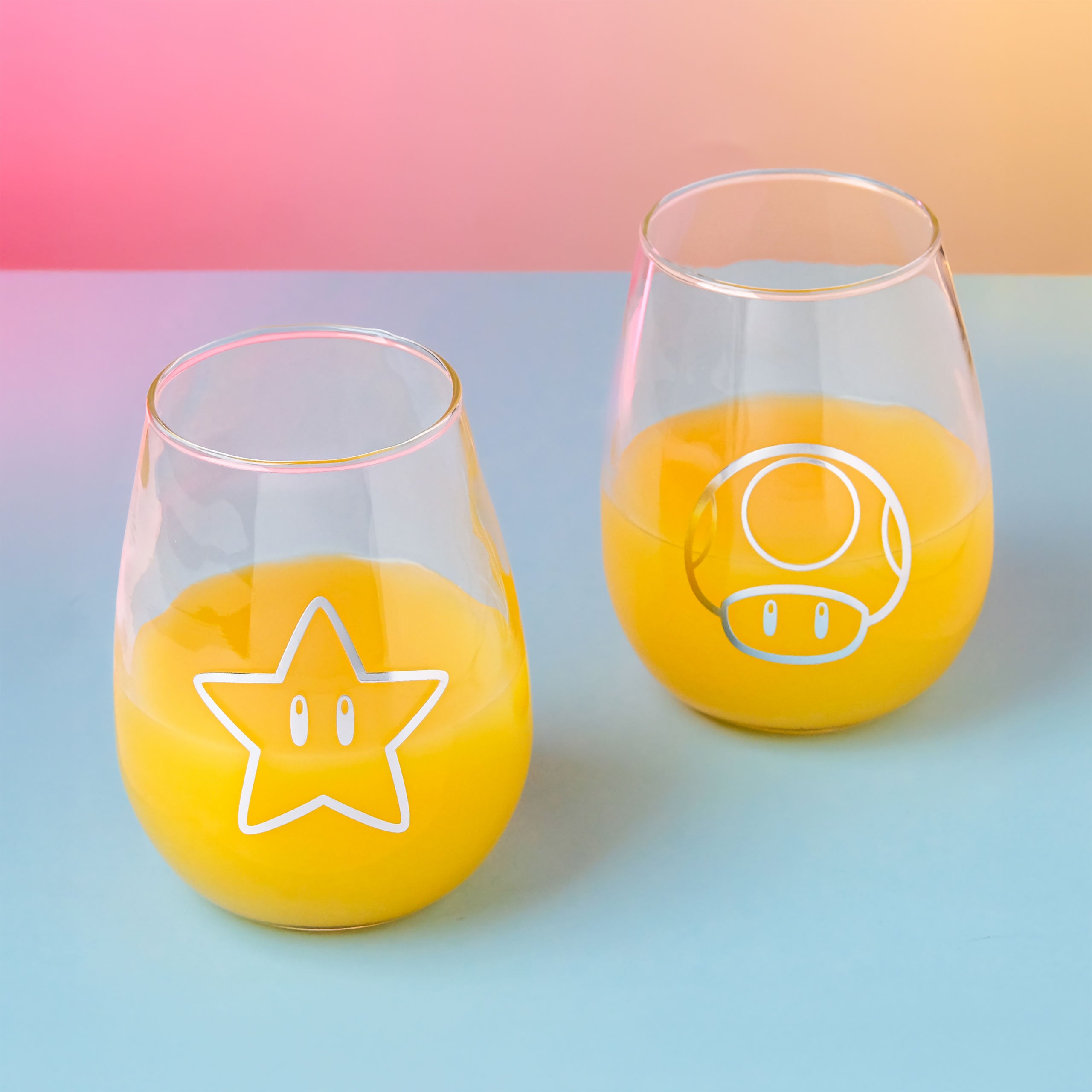 Immagine del prodotto Super Mario - Star & Super Mushroom Bicchieri Set di 2