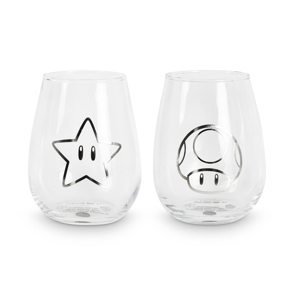 Immagine del prodotto Super Mario - Star & Super Mushroom Bicchieri Set di 2
