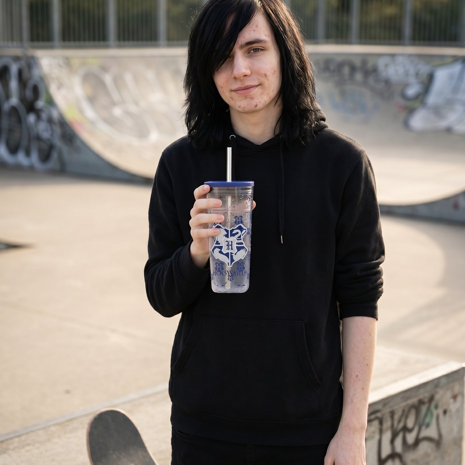 Immagine del prodotto Harry Potter - Tazza con cannucce di Hogwarts