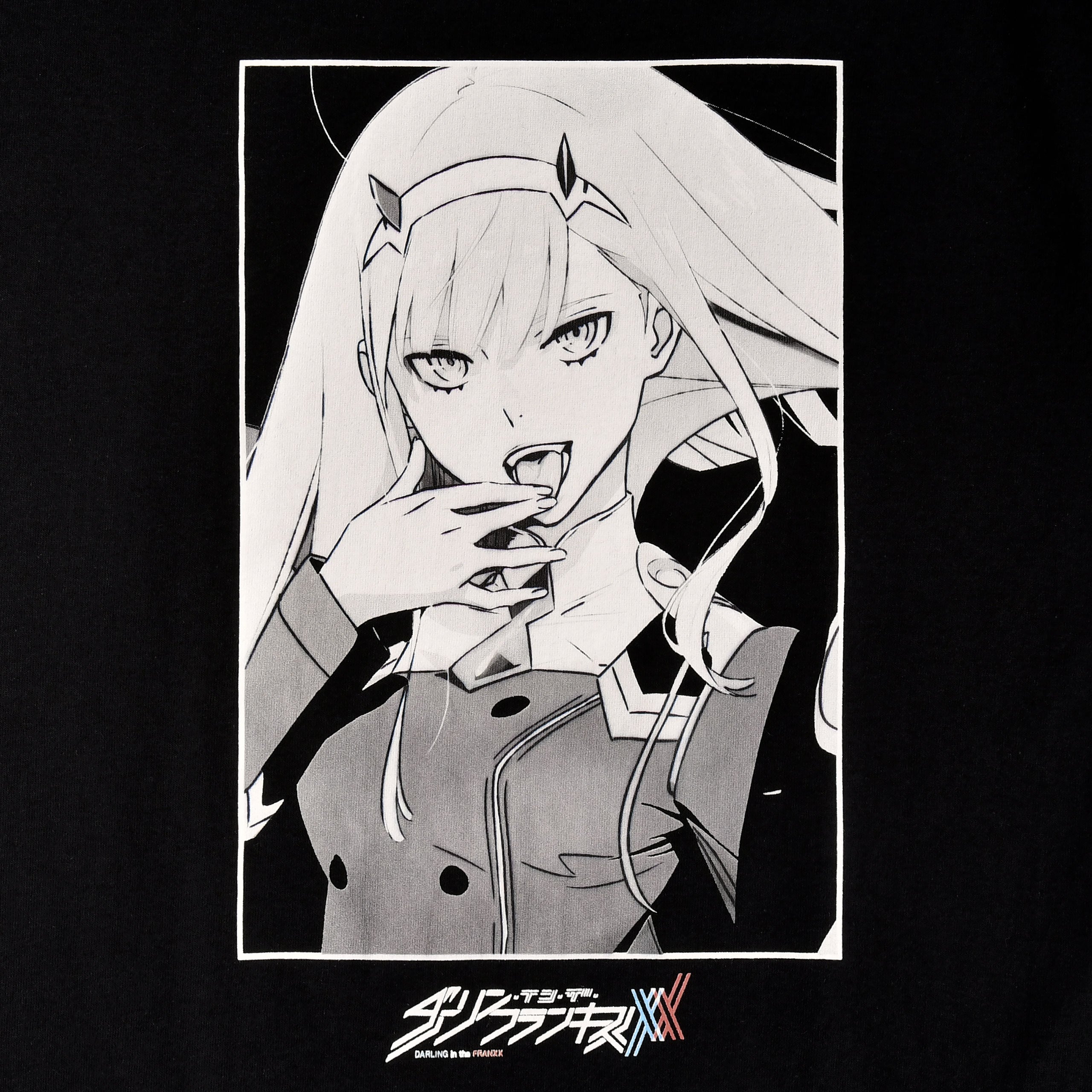 Product image Darling in the Franxx - Zero Two Black Crew T-Shirt black