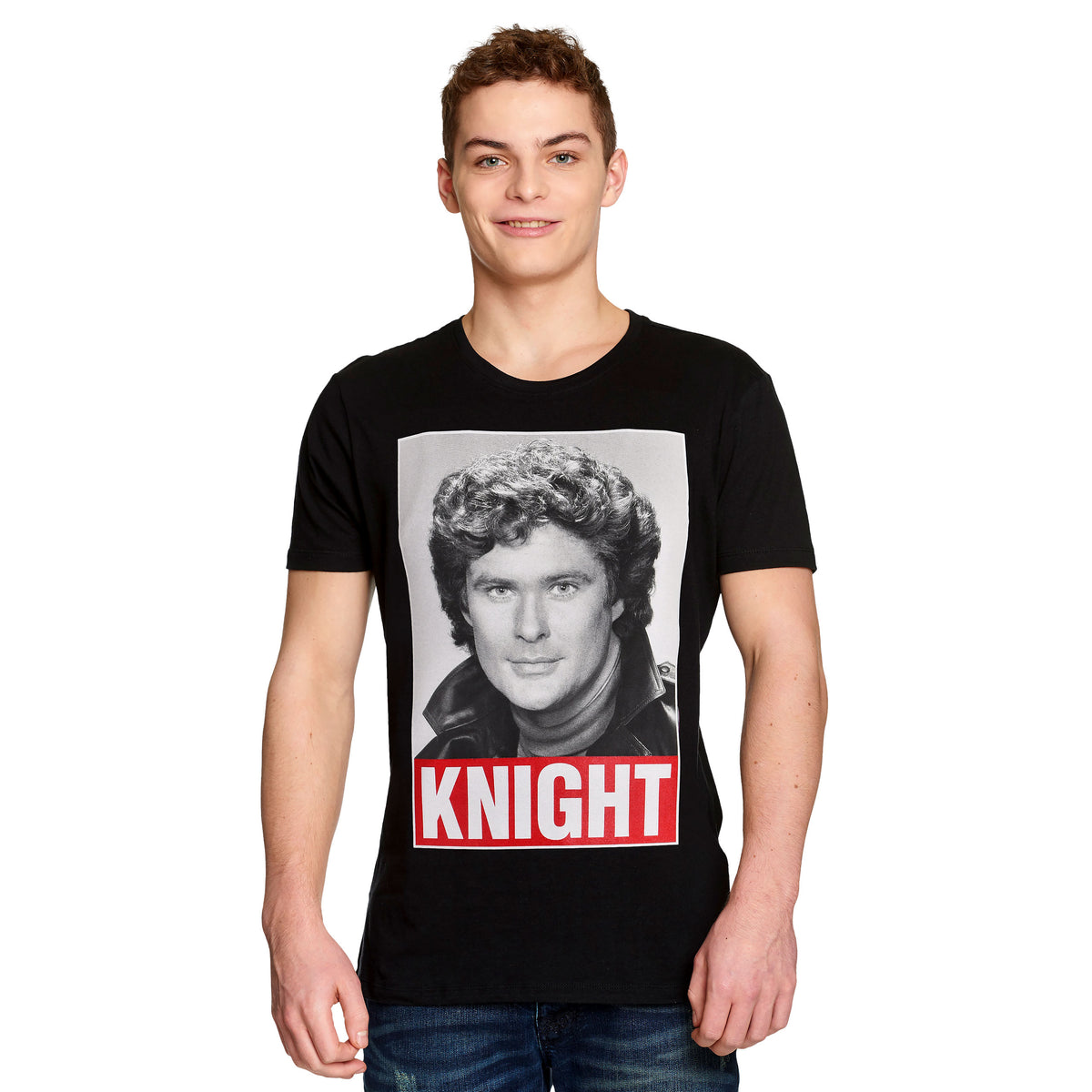 Immagine del prodotto Knight Rider - T-shirt nera di Michael Knight