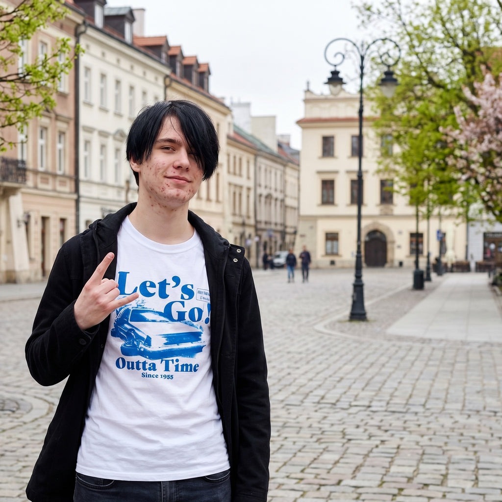 Immagine del prodotto Ritorno al Futuro - T-shirt Let's Go bianca
