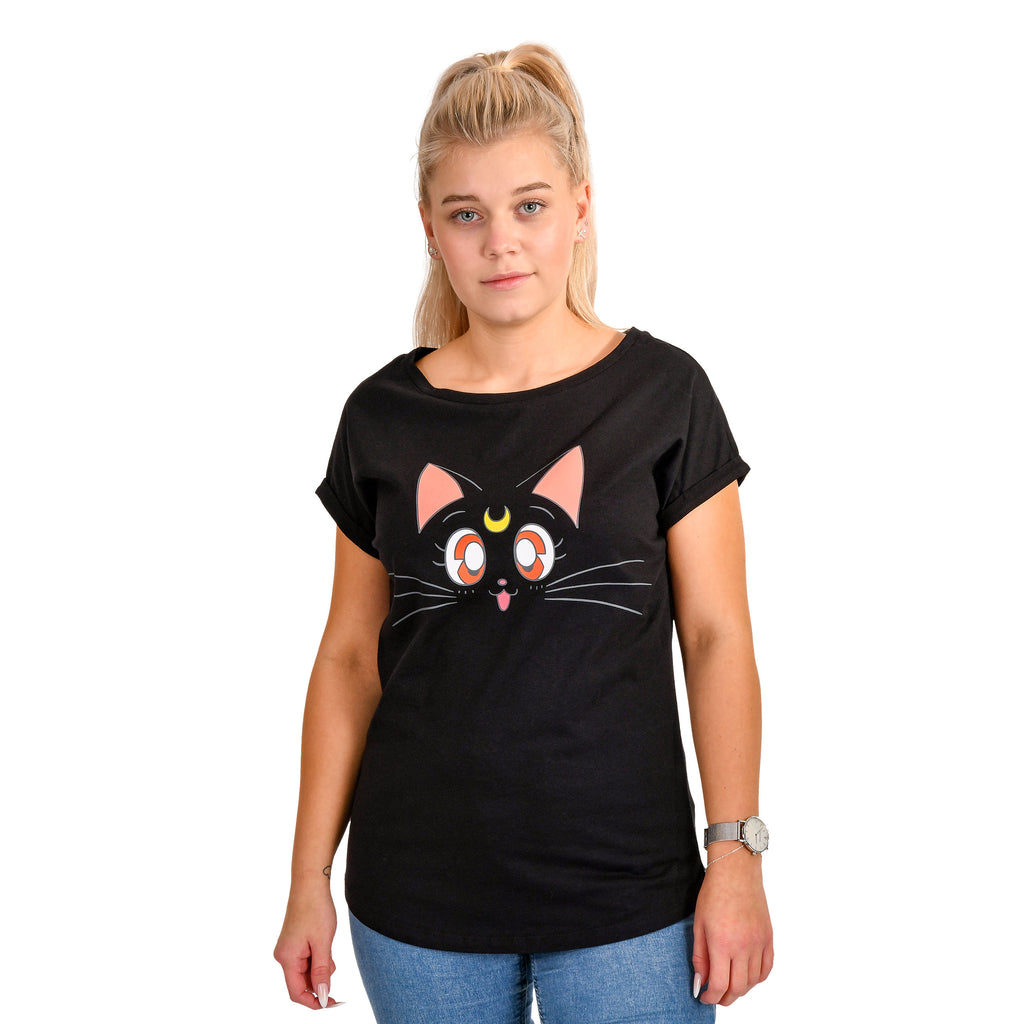 Immagine del prodotto Sailor Moon - Maglietta Luna da donna, colore nero