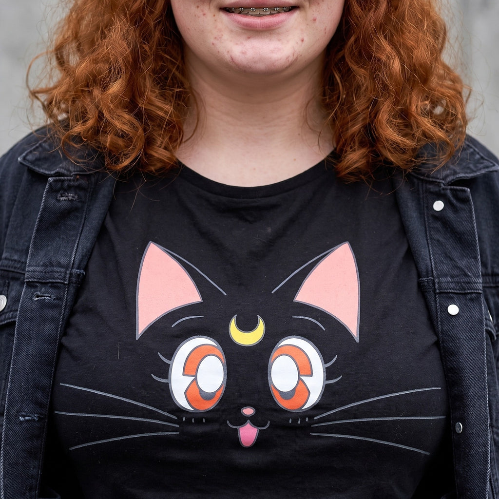 Immagine del prodotto Sailor Moon - Maglietta Luna da donna, colore nero