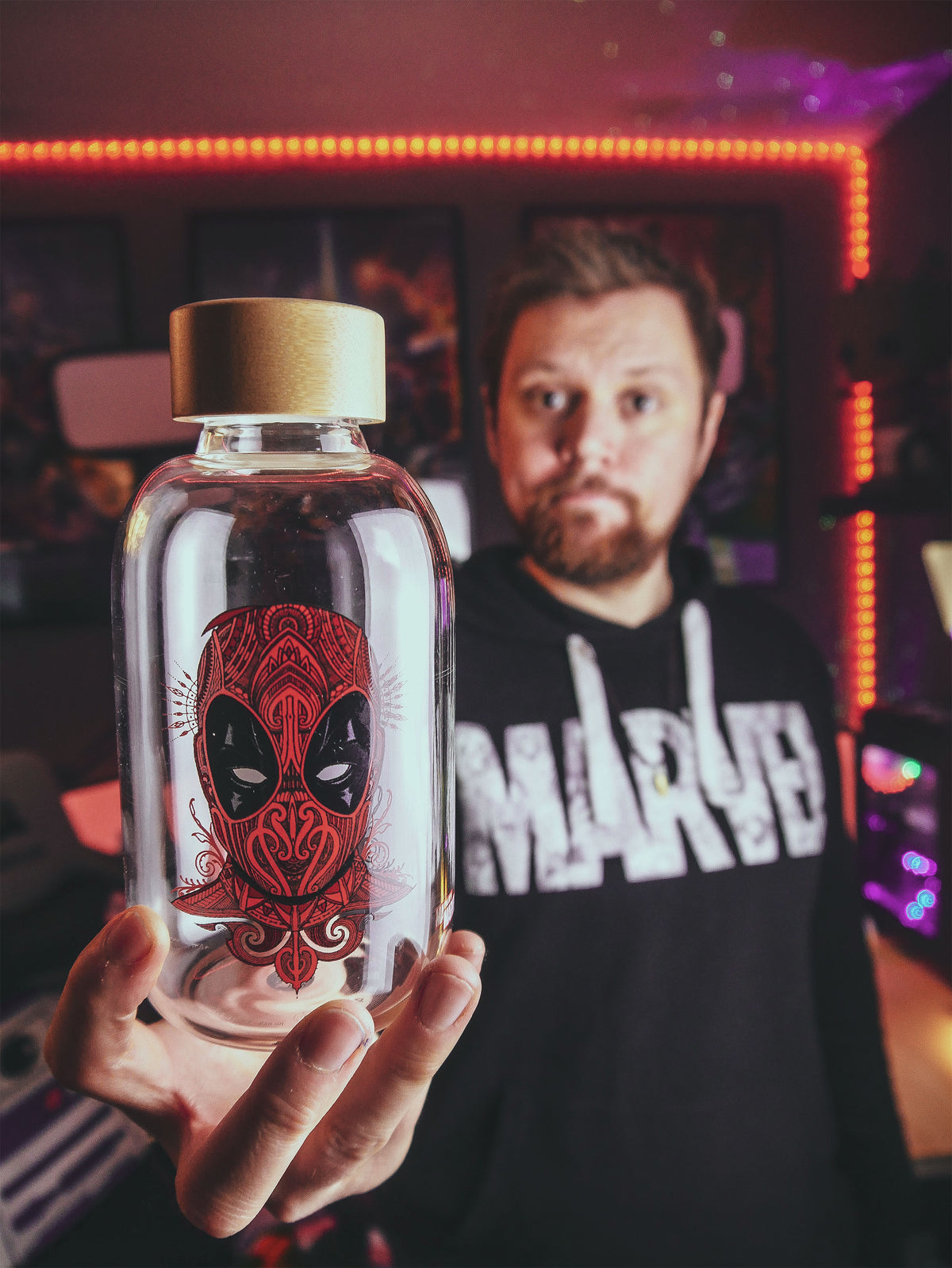 Immagine del prodotto Deadpool - Bottiglia d'acqua Ritratto Arte