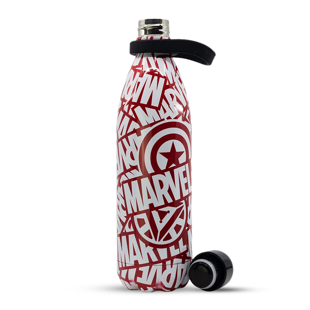 Immagine del prodotto Marvel - Bottiglia d'acqua Logo e Icone