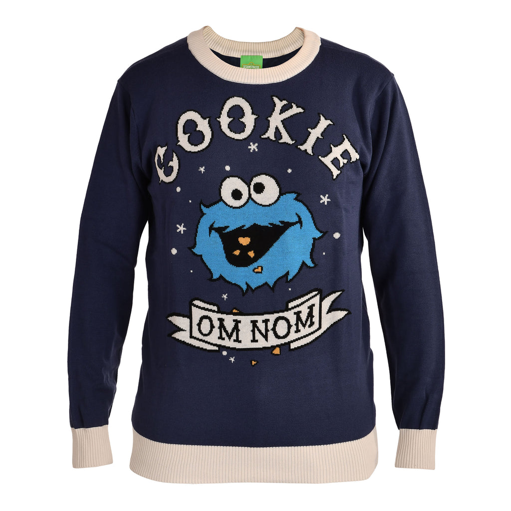Product image Cookie Monster Cookie Om Nom Knit Sweater - Sesame Street