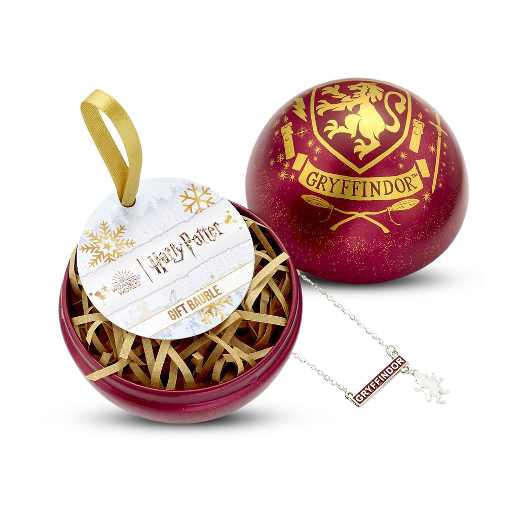 Immagine del prodotto Harry Potter - Palla di Natale con collana stemma di Grifondoro