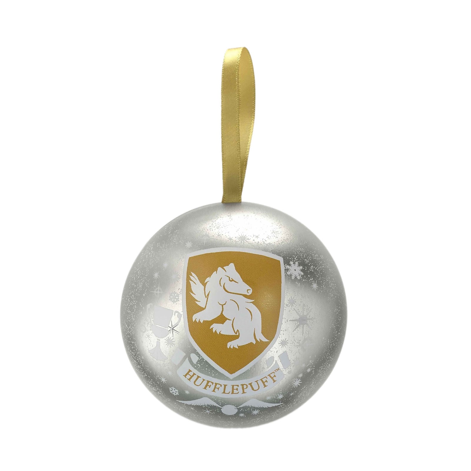 Immagine del prodotto Harry Potter - Pallina di Natale con collana stemma Hufflepuff