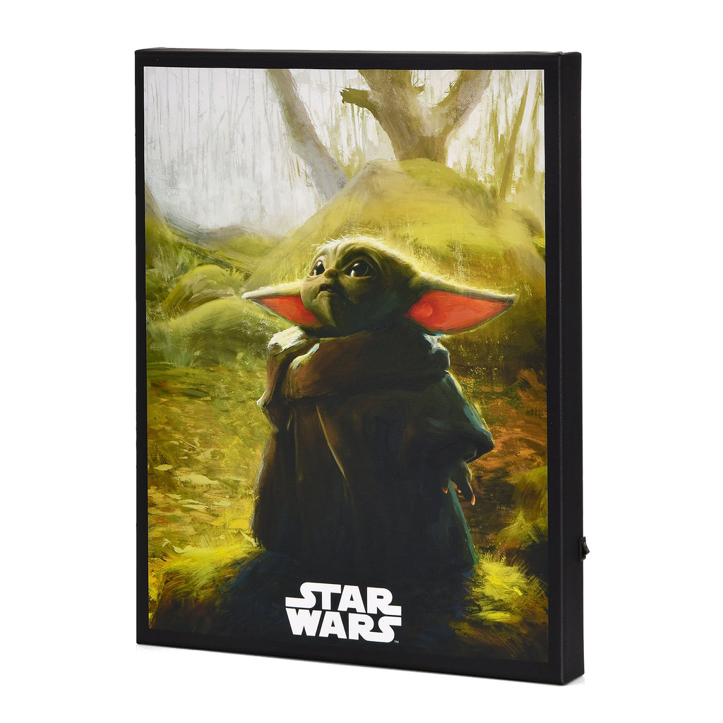 Immagine del prodotto Quadro da parete Grogu con luce - Star Wars The Mandalorian