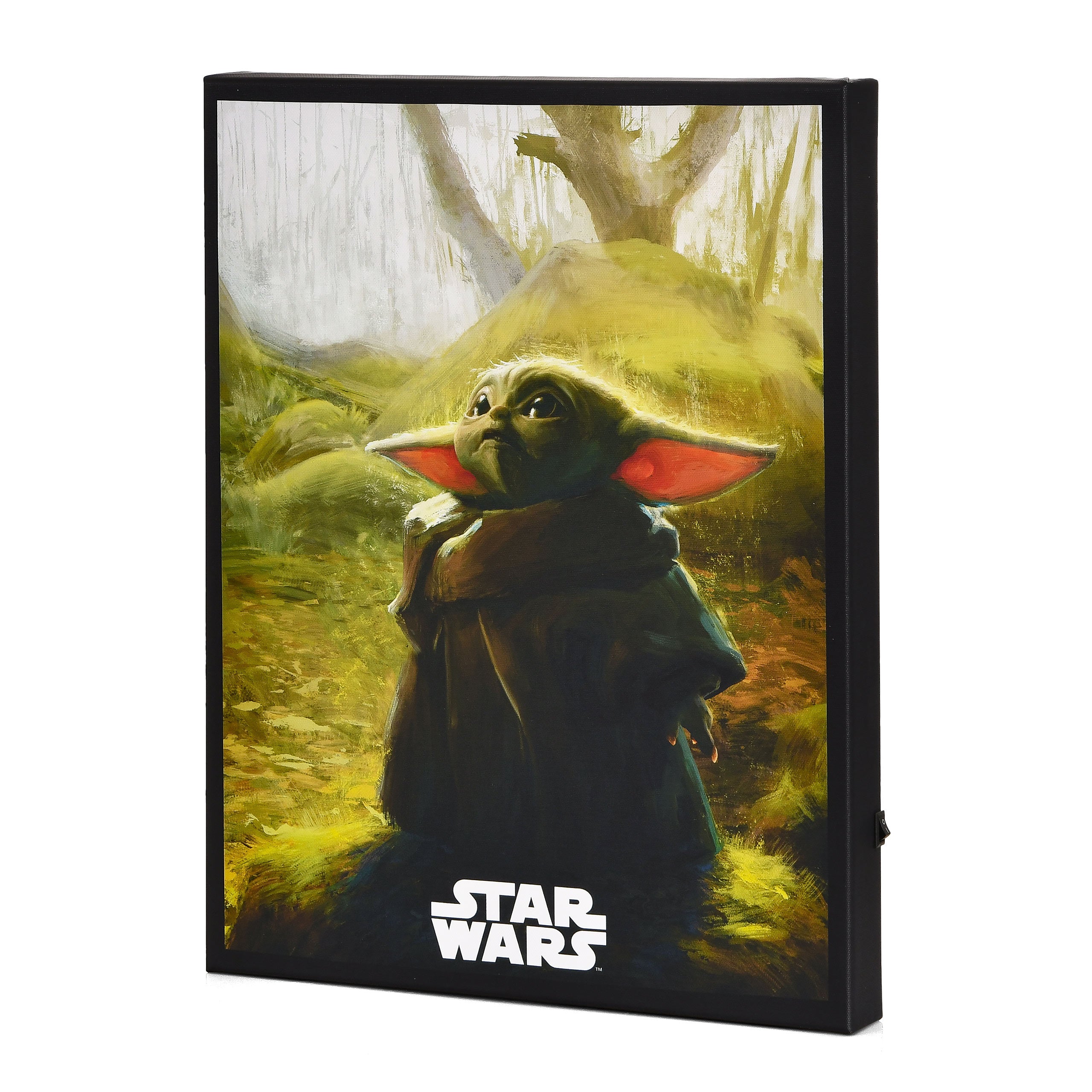 Immagine del prodotto Quadro da parete Grogu con luce - Star Wars The Mandalorian
