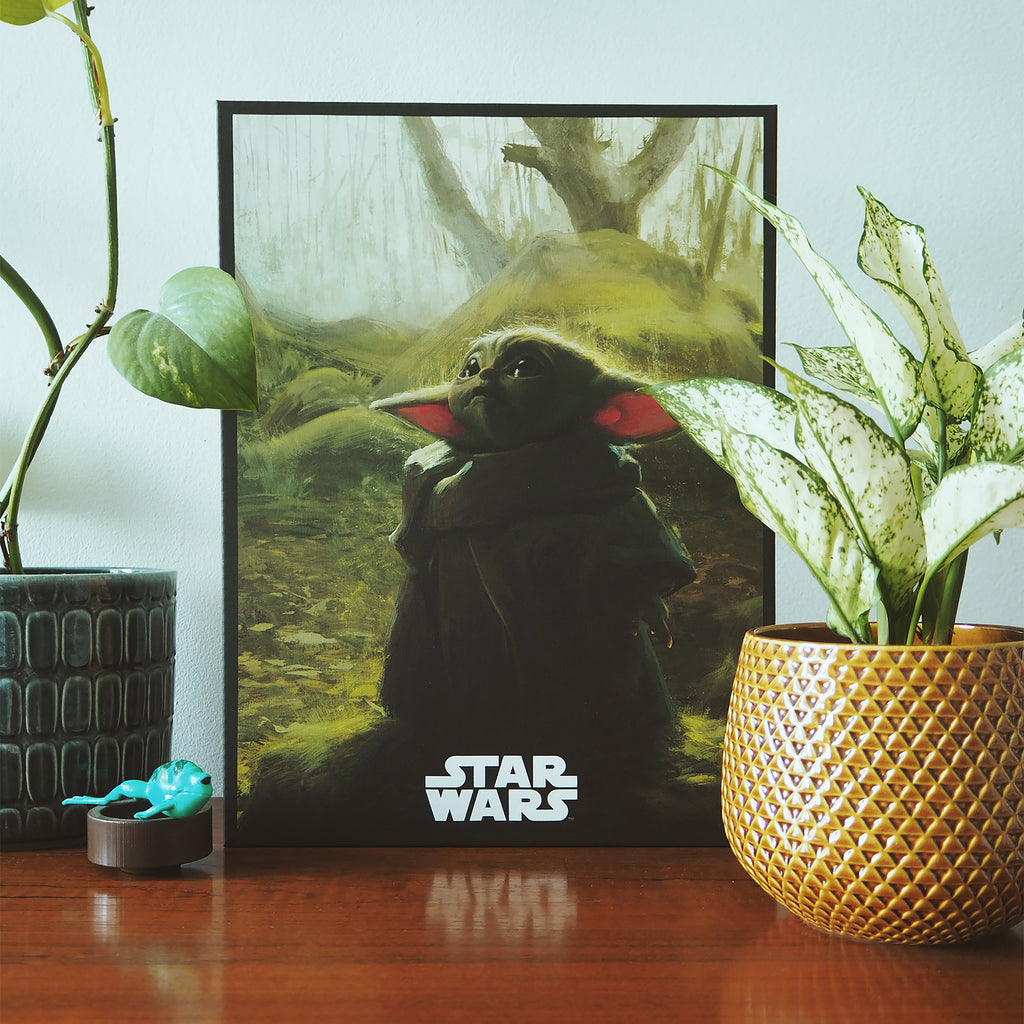 Immagine del prodotto Quadro da parete Grogu con luce - Star Wars The Mandalorian