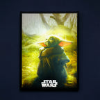 Immagine del prodotto Quadro da parete Grogu con luce - Star Wars The Mandalorian