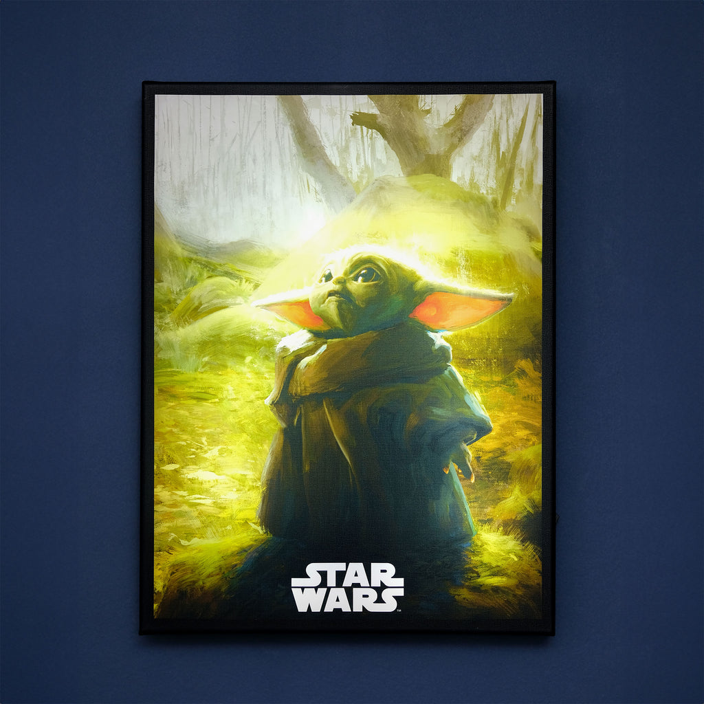 Immagine del prodotto Quadro da parete Grogu con luce - Star Wars The Mandalorian