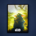 Immagine del prodotto Quadro da parete Grogu con luce - Star Wars The Mandalorian
