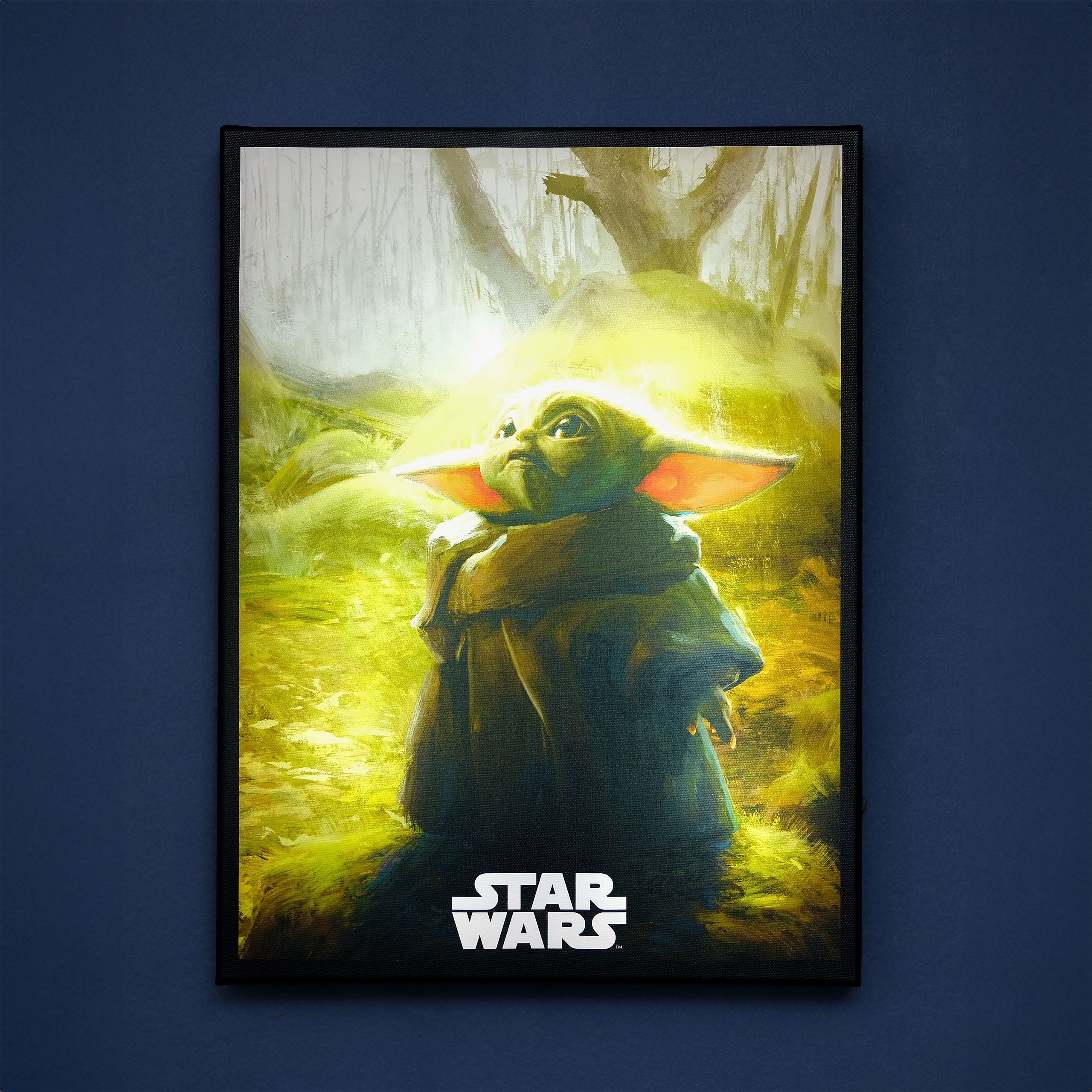 Immagine del prodotto Quadro da parete Grogu con luce - Star Wars The Mandalorian
