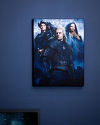 Immagine del prodotto Witcher - Quadro da parete con luce di Ciri, Yennefer & Geralt