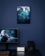 Immagine del prodotto Witcher - Quadro da parete con luce di Ciri, Yennefer & Geralt