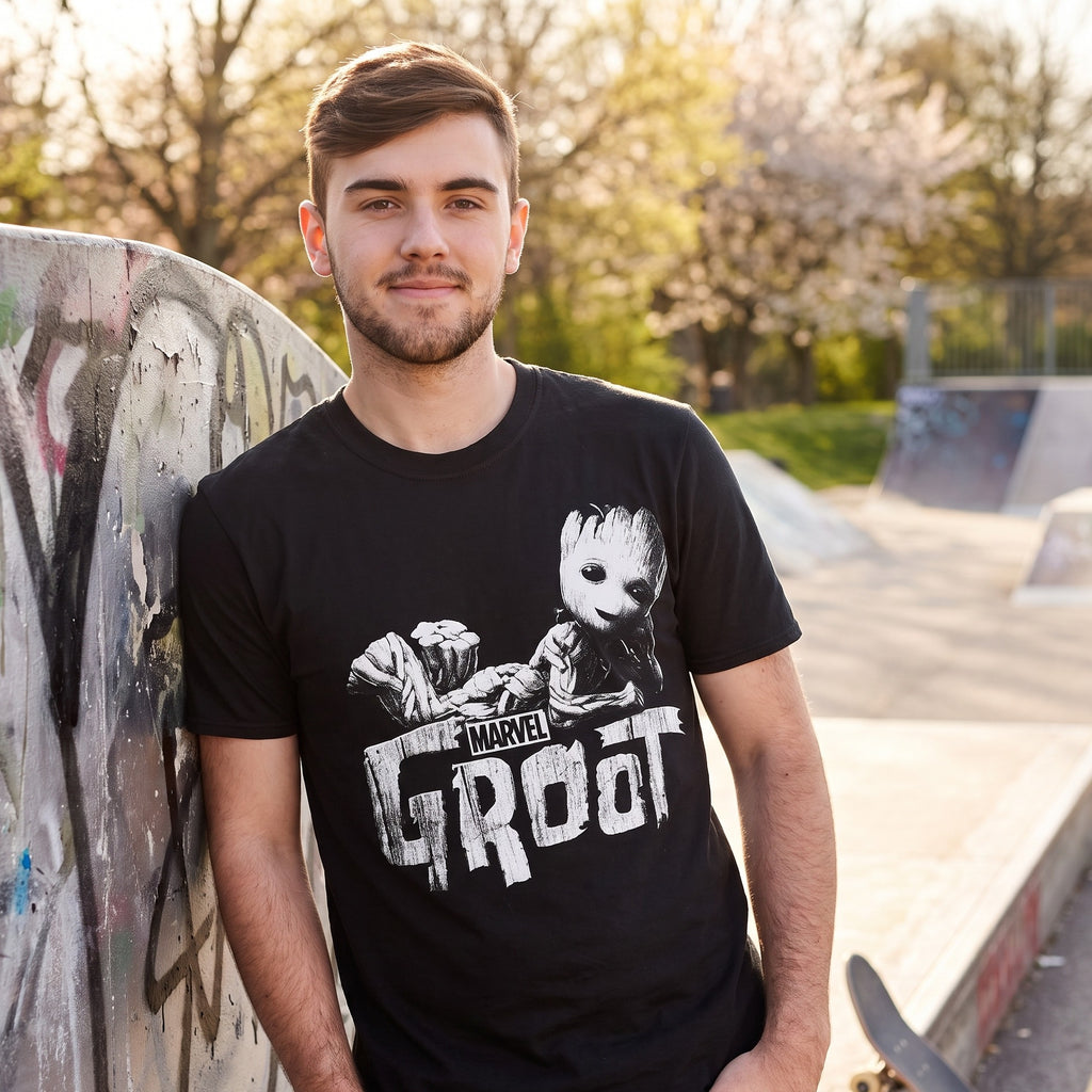 Product image Groot T-Shirt black - Guardians of the Galaxy