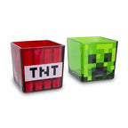 Immagine del prodotto Minecraft - Set di 2 bicchieri Creeper e TNT