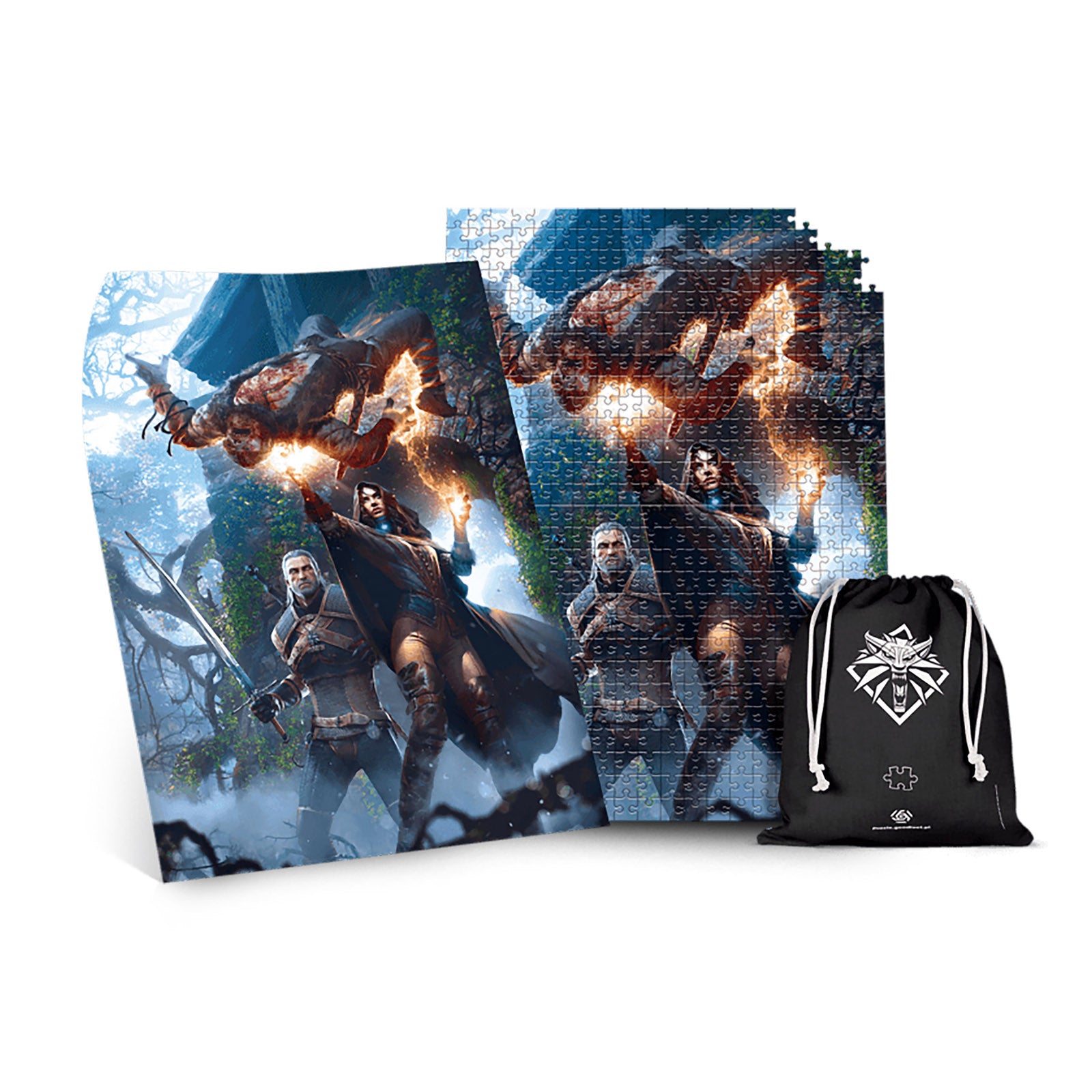Immagine del prodotto Witcher - Puzzle di Yennefer con borsa in tessuto con logo