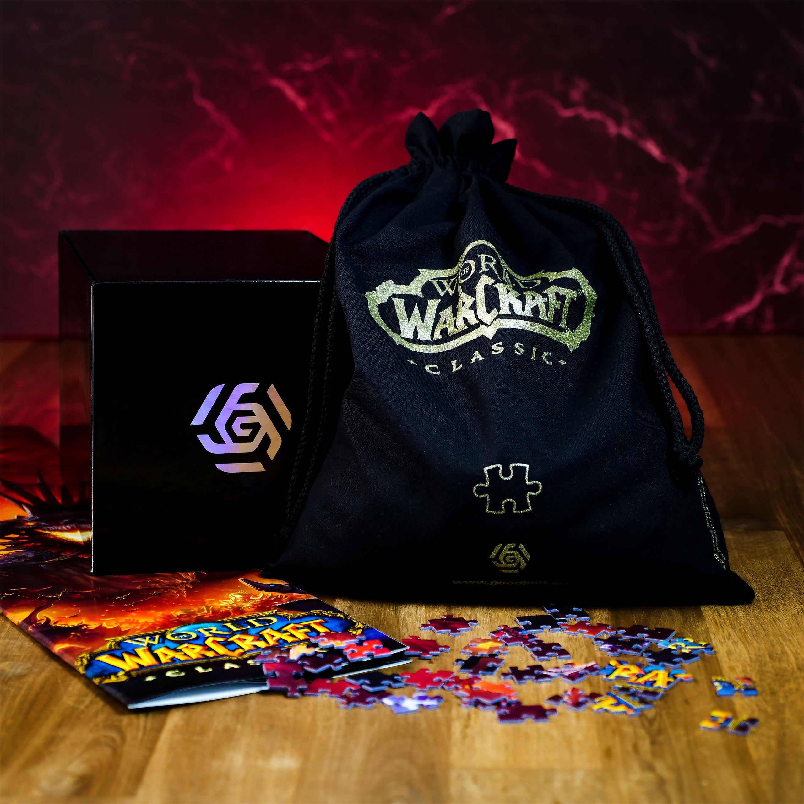 Product image World of Warcraft - Onyxia Puzzle with Logo Fabric Bag