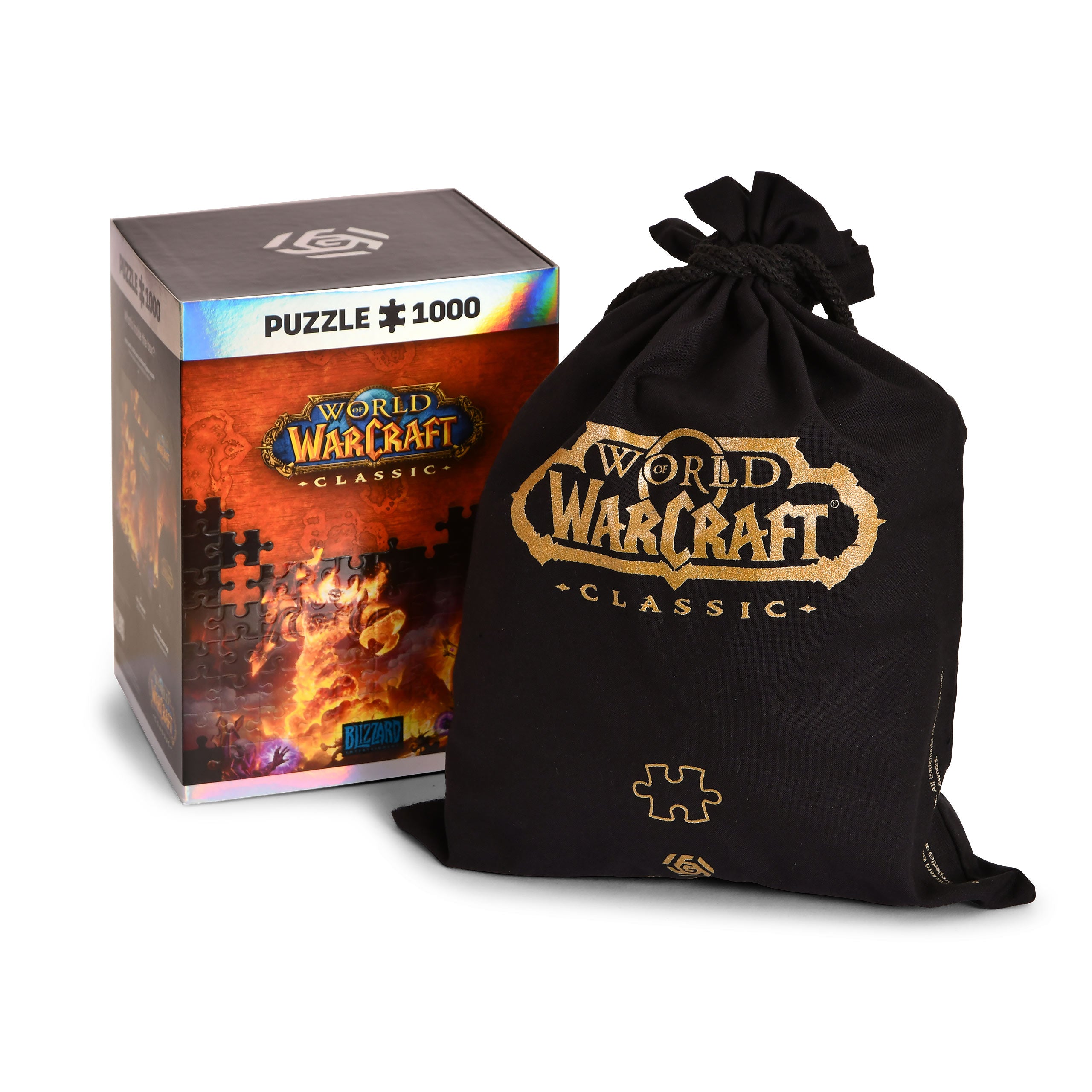 Immagine del prodotto World of Warcraft - Puzzle di Ragnaros con sacchetto di stoffa con logo
