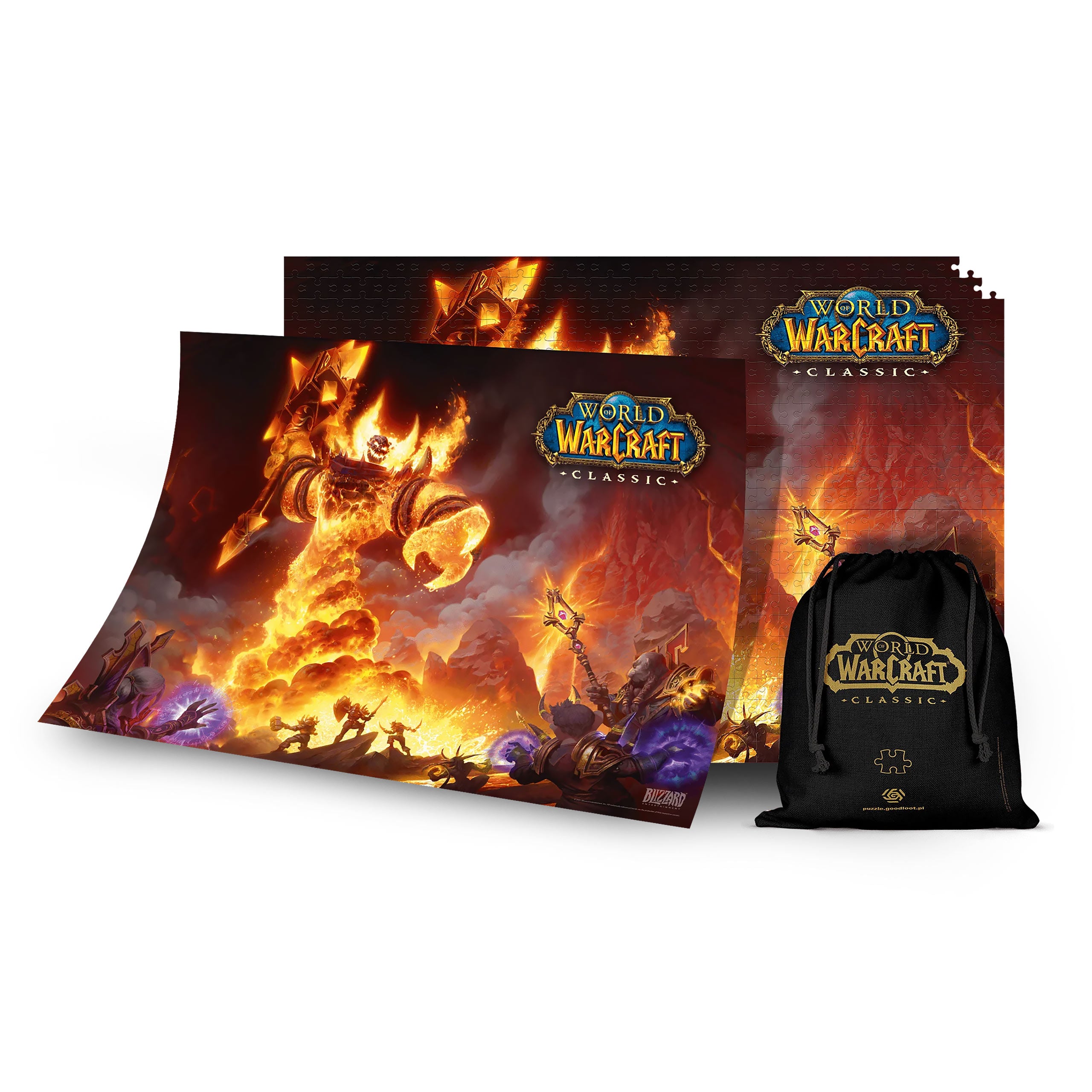 Immagine del prodotto World of Warcraft - Puzzle di Ragnaros con sacchetto di stoffa con logo