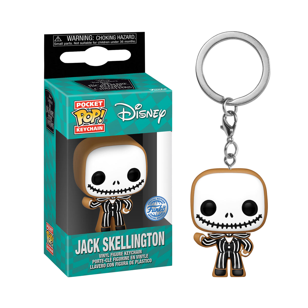 Immagine del prodotto Nightmare Before Christmas - Jack Gingerbread Funko Pop Portachiavi