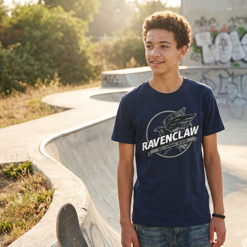 Immagine del prodotto T-shirt blu Valori della Casa Ravenclaw - Harry Potter
