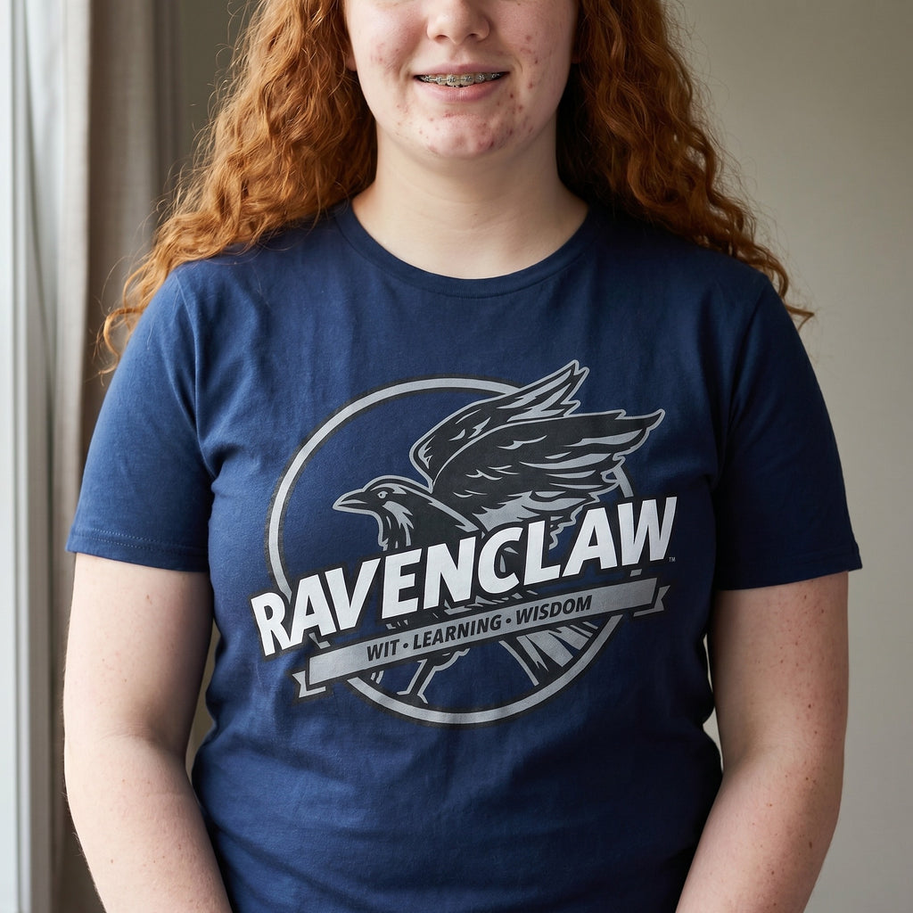 Immagine del prodotto T-shirt blu Valori della Casa Ravenclaw - Harry Potter