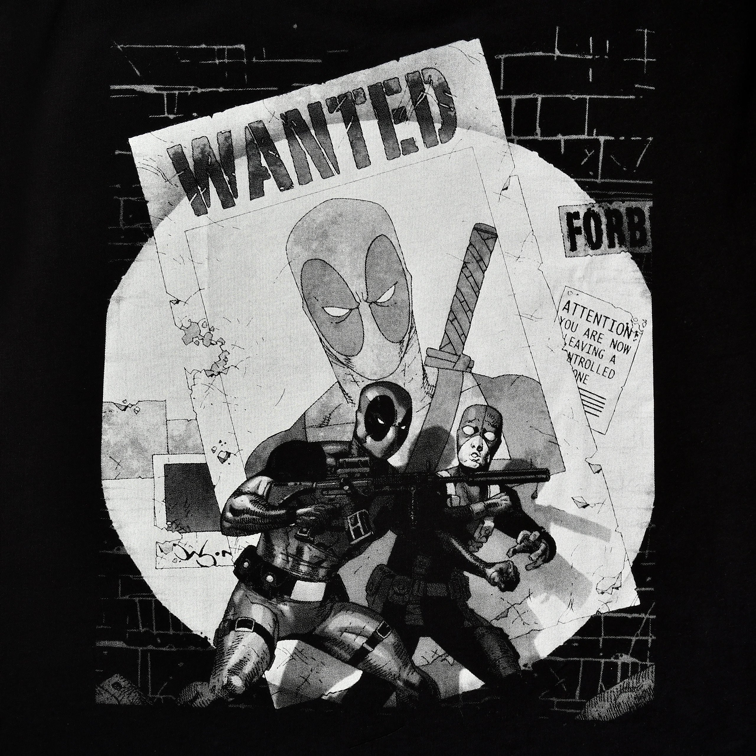 Immagine del prodotto Deadpool - Maglietta Wanted nera