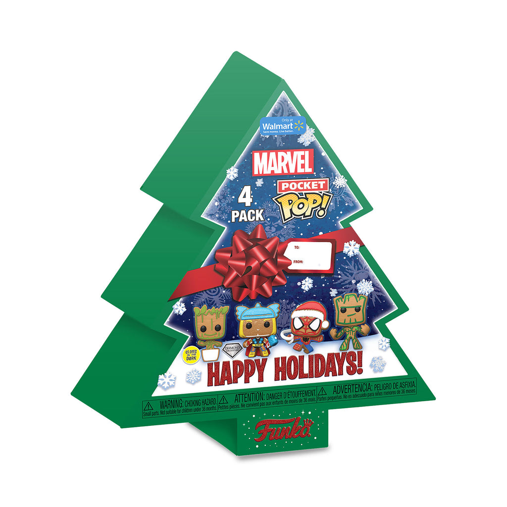 Immagine del prodotto Marvel - Happy Holidays Funko Pocket Pop Set di 4 Figure